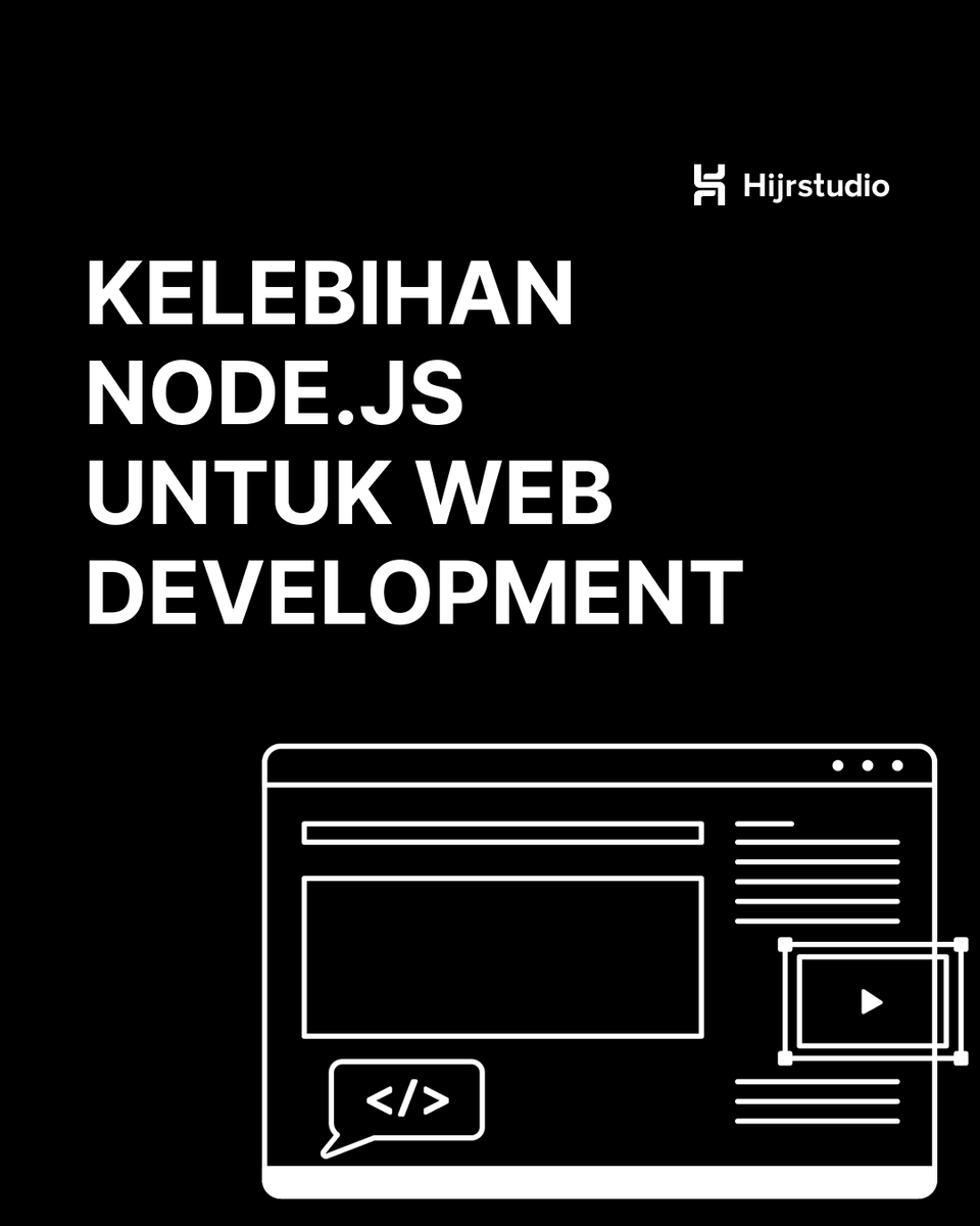 hijrstudio's tweet image. Lagi cari teknologi backend yang cepat, scalable, dan modern?
Kenapa banyak developer dan startup pakai Node.js? Jawabannya ada di kelebihannya seperti:
→ Asynchronous & non-blocking
→ Performa cepat (V8 engine)
→ Ekosistem npm super lengkap