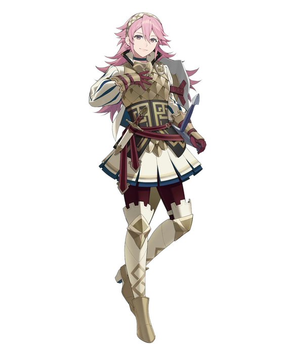 FECharaterDay's tweet photo. While her grandmother Olivia in Awakening was considered the best singer in the army, Soleil is the opposite, she is considered the worst singer in the army! #Soliel #FE #FireEmblem #Nintendo https://t.co/PB1nFVu7Va