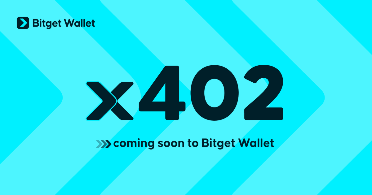 Here to say that <a href="/BitgetWallet/">Bitget Wallet 🩵</a> is supporting the X402 payments protocol

Bitget has always been concerned with more convenient transactions with no gas or QR Scan and crypto cards. 

In their second move now, with X402, they are going even further and constructing the next