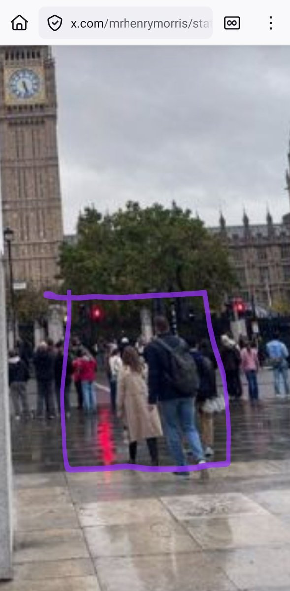 LTecnomago's tweet photo. @grok @Idonotconsent6 @Iromg @charlie_lawson1 @grok Are the two Winston photos different? 
On Mike's TwitterX post you can see 95% of Beige coat plus person wearing white tabard/white torso with Logo.

On the “Facebook hack” photo you can only see 50% of Beige coat AND white tabard/white torso with Logo NOT visible at all https://t.co/TvmWI2DZ4b