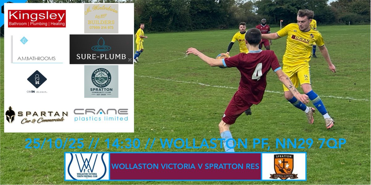 SATURDAYS GAMES

The Firsts are at home to Higham Town and the Reserves travel to Wollaston. Good luck lads!!

🟠⚫️