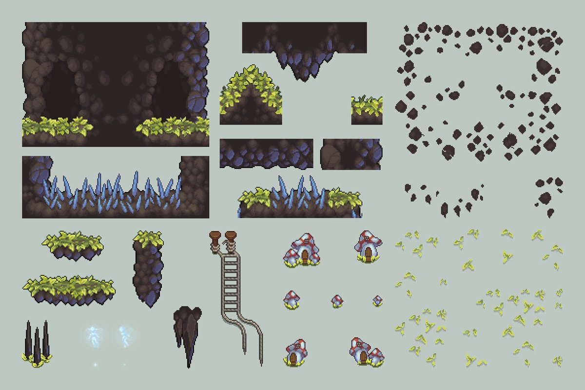 craftpix_net's tweet image. Free Platformer Game Tileset Pixel Art. Exclusive asset! #2dgameart #2dgamedev #2dtileset #craftpix #gameasset #gameassets #gamedev #pixelart #pixelartassets #tileset #tilesets

⬇️ Free Download :  craftpix.net/freebies/free-…