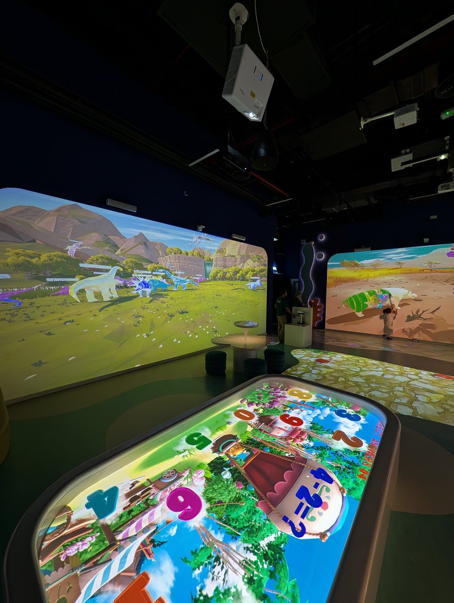 Little tough to see but <a href="/Microsoft/">Microsoft</a> Xbox Kinect found another life at a kids play area. Used in conjunction with a projector to track movement and play games. Old school XR