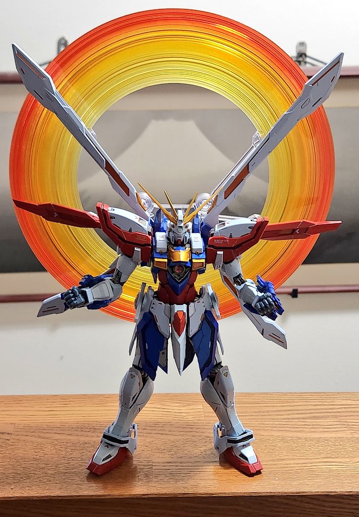 Toho_Aniki680's tweet photo. METAL BUILD魂(メタルビルド)のゴッドガンダムが届きました‼️
二次受注での発送なので一次の不具合(肩の塗装、クリアの支柱ジョイントのクリアランス)はないみたいで安心してブンドド出来ます‼️
#機動武闘伝Gガンダム
#METALBUILD魂 
#ゴッドガンダム 
#GF13-017NJⅡ https://t.co/v1djVjVuVo
