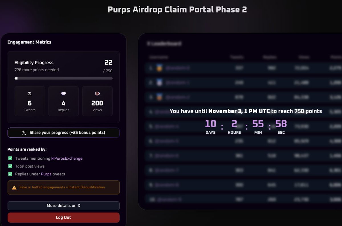 Another day of posting what <a href="/PurpsExchange/">Purps DEX on Monad 🦄 (mainnet arc)</a> can do.
- Swap
- Bridge
- Perps
Every tx gives you points. Every volume of tx level up your tier badge. What more can you ask right?
