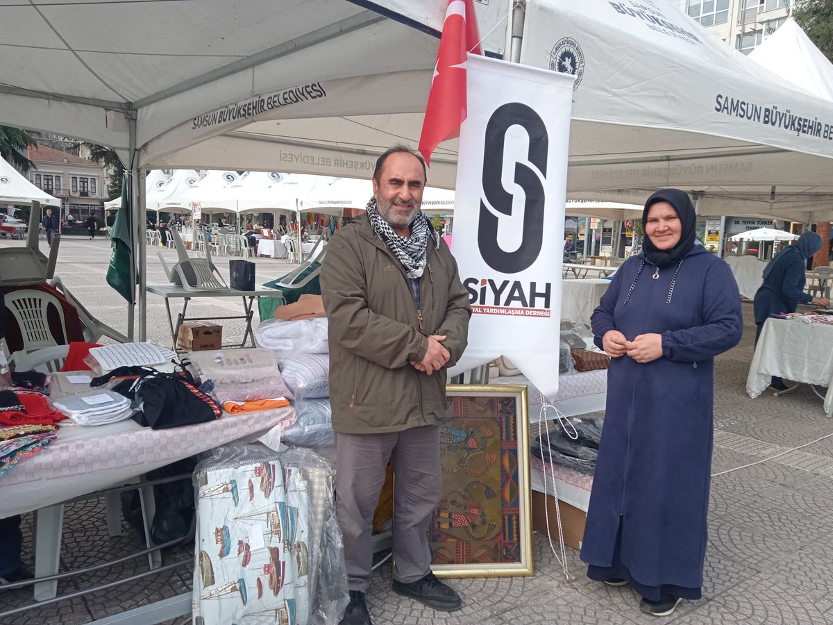 Büyükşehir Belediyemizin himayelerinde düzenlenen "Kadın Dayanışmasıyla Gazze'ye Nefes!" Dayanışma etkinliğinde <a href="/Siyahareketii/">SİYAHAREKETİ DERNEĞİ🇹🇷</a> (Siyah Sosyal Yardımlaşma Derneği) olarak yerimizi aldık.

<a href="/samsunbsb/">Samsun Büyükşehir Belediyesi</a>