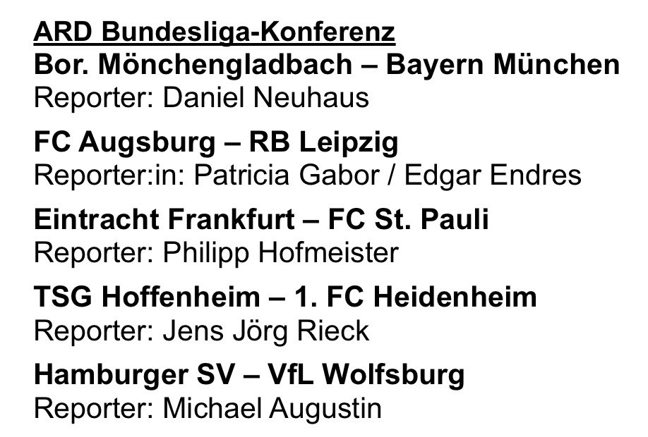 Klassiker an Eins - in DER Bundesliga-Konferenz. In voller Länge ab 15.30 Uhr u.a. in der <a href="/Sportschau/">Sportschau</a> App oder später @wdr2 📻 🧡