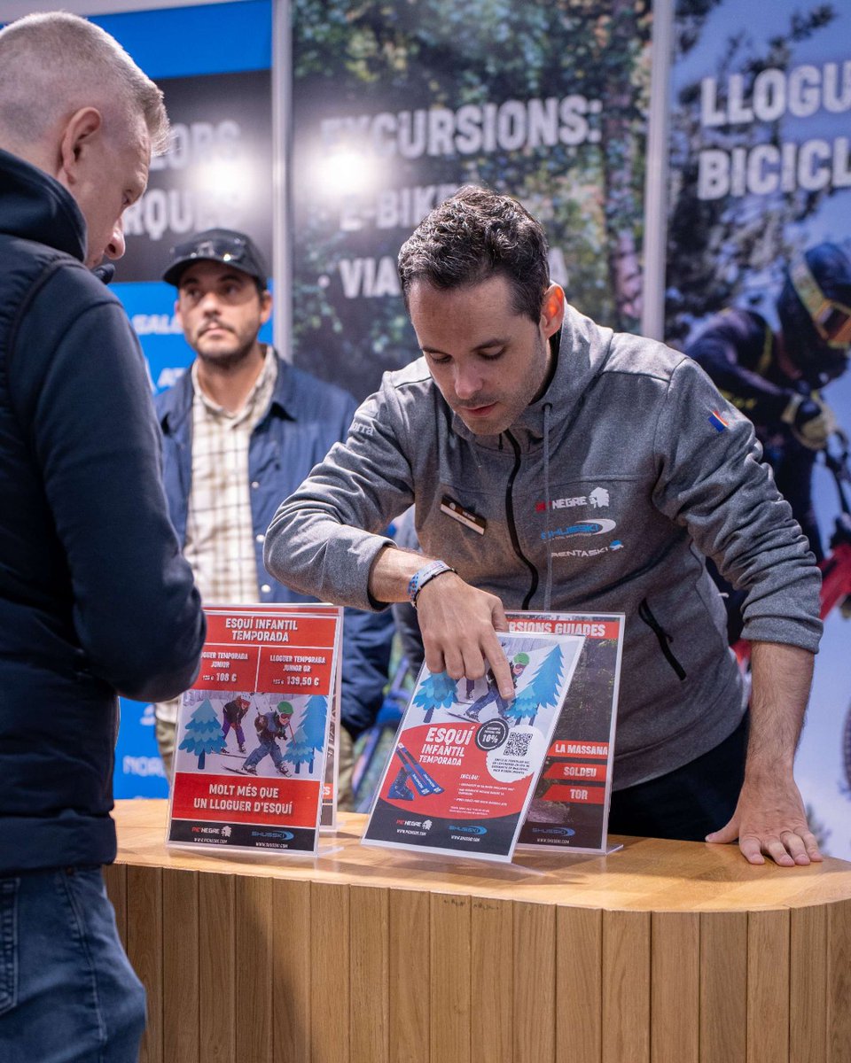 picnegresports's tweet photo. 🎉 Tot el cap de setmana som a la fira per ajudar-te!

🚴 T'ensenyem totes les novetats d'enguany en material d'esquí, lloguer de bicicletes, excursions, vies ferrades, taller...
⛷️ T'oferim un 10% de descompte en l'equip d'esquí infantil de temporada

Afanya't, que t'esperem! 🙌 https://t.co/Got7qcKRKL