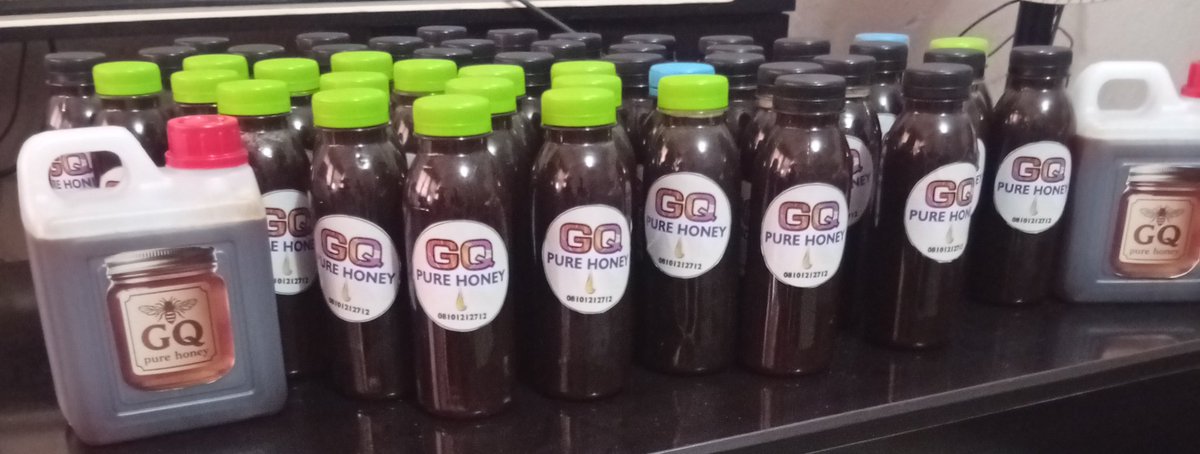 Kindly patronize GQ Pure Honey.