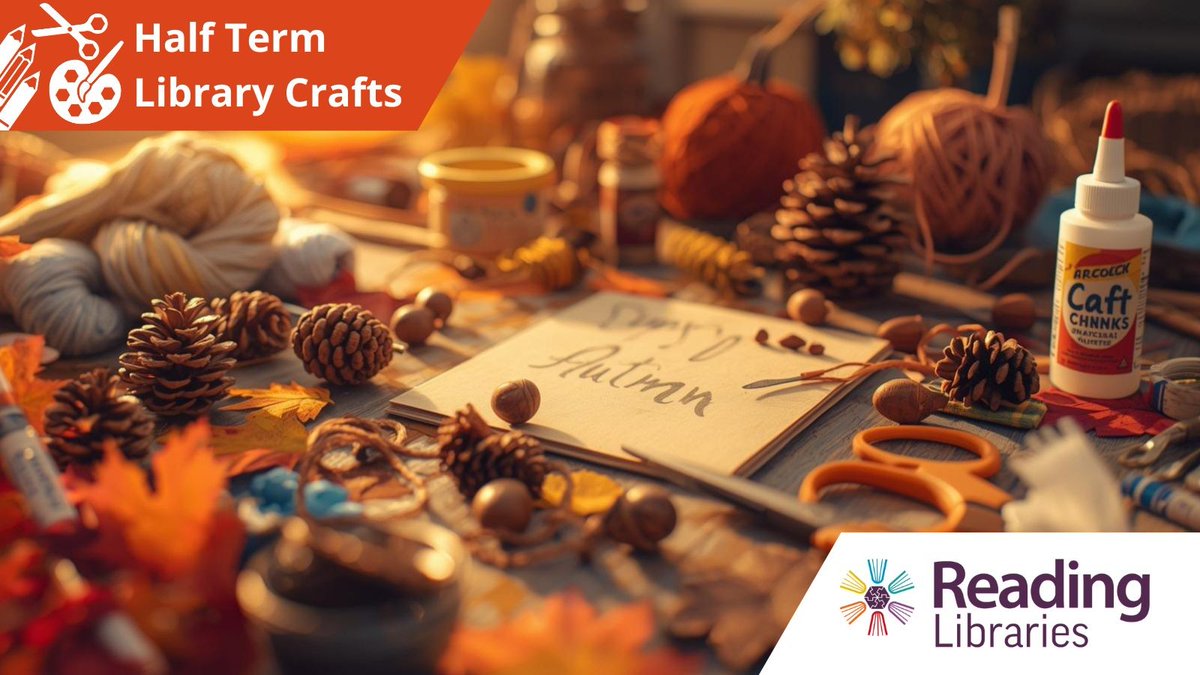 readinglibrary's tweet image. Reading’s libraries are gearing up for October half term, offering a wide range of low-cost activities for children and families to enjoy!
From spooky crafts to monster-making, just drop-in. Full listings are available at rdguk.info/October_Half_T…  
All welcome.