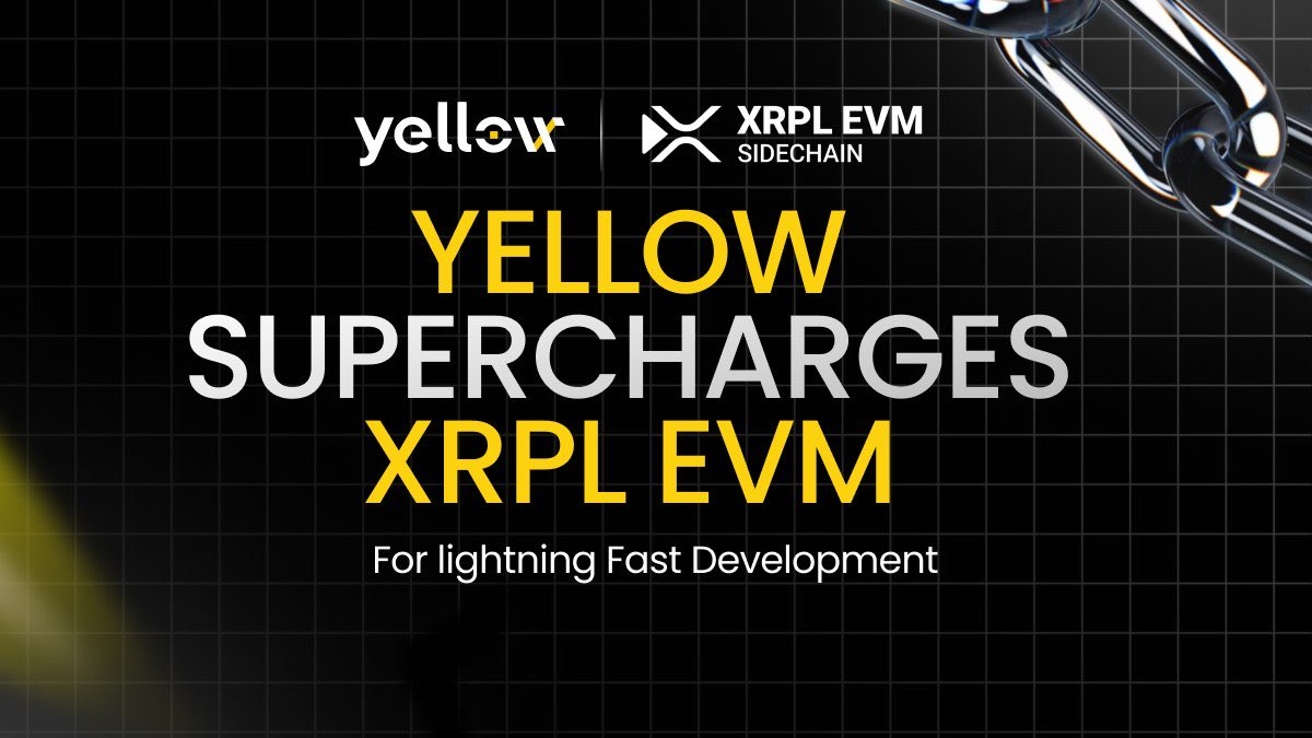 Web3MATO's tweet image. The next era of XRPL just got supercharged.

With Yellow Network integrating with XRPL EVM Sidechain, developers can now tap into:

Lightning-fast DeFi execution

Cross-chain liquidity flows

Scalable RWA tokenization

 A unified, non-custodial financial layer

This isn’t just…