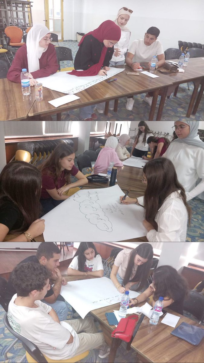 #نادي المناظرات #المناظرة حوارٌ منظمٌ يقوم على الحجة والاحترام، لا على الجدال والغلبة. 🗣️
يعمل المتناظرون ضمن مجموعات يكتشفون معًا تعريف المناظرة، تحديد قوانينها وآليات عملها 
<a href="/Hhhsinfo/">Houssam Hariri HS</a>
<a href="/dina_jradi/">Dina Jradi</a>
<a href="/ea_rania/">Rania El Abbassi</a>