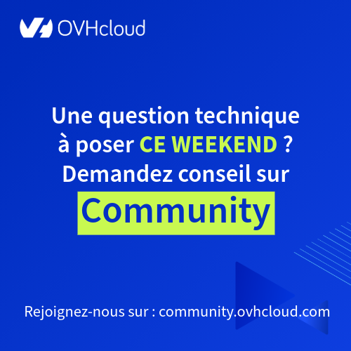 ovh_support_fr's tweet image. OVHcloud Support reprend du service lundi ! 🎉

Si vous avez une question, jetez un œil à nos guides 📚 bit.ly/3DDpwIl

ou venez échanger sur le forum bit.ly/4kJ0LuS !

#OVHcloudSupport #HelpCenter #CommunityForum
