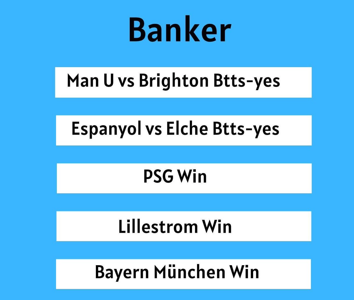 LevyKingTips's tweet photo. BANKER for Saturday  Money📌🎯💯💯🏧🤑 https://t.co/nxlNq4M6Eb