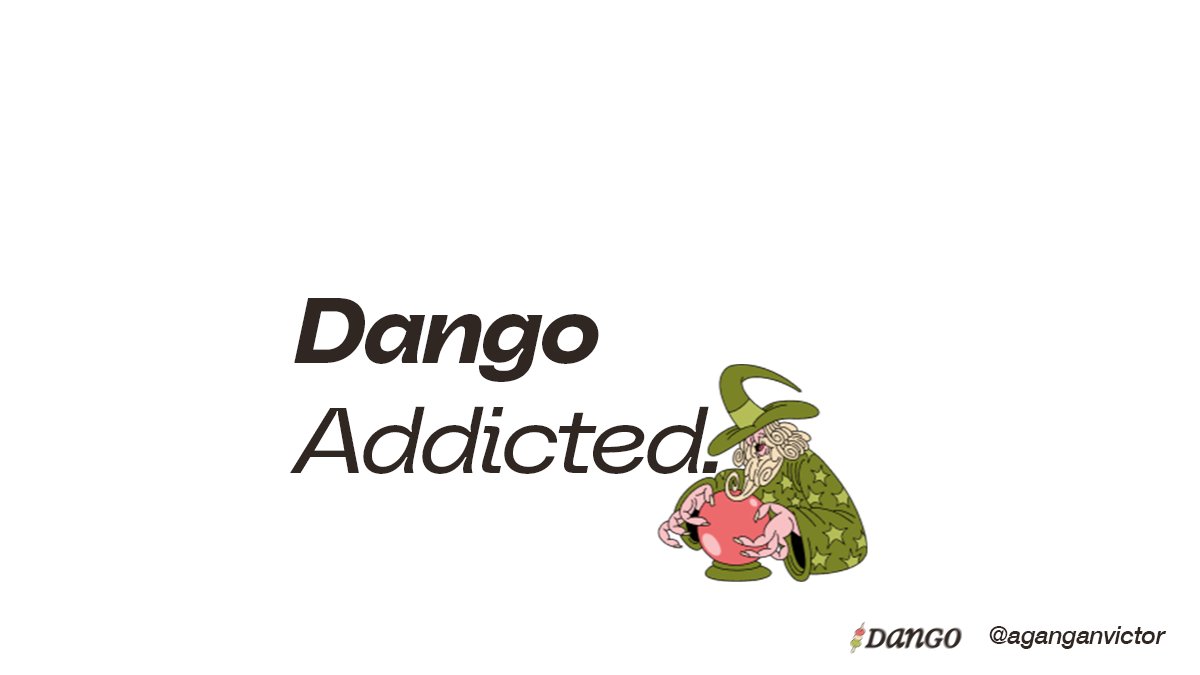 aganganvictor's tweet photo. vacation ended

I will be eligible for @dango cus I'm dango addicted 

have a great Saturday