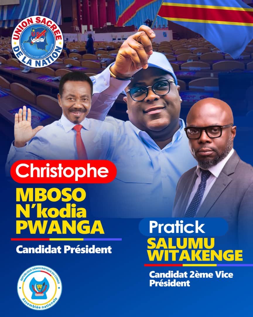 Je soutiens la candidature de Mr l'honorable Me Patrick SALUMU au poste de 2eme vice président de l'Assemblée Nationale. 
<a href="/patsalumu/">Hon. Patrick Salumu</a>