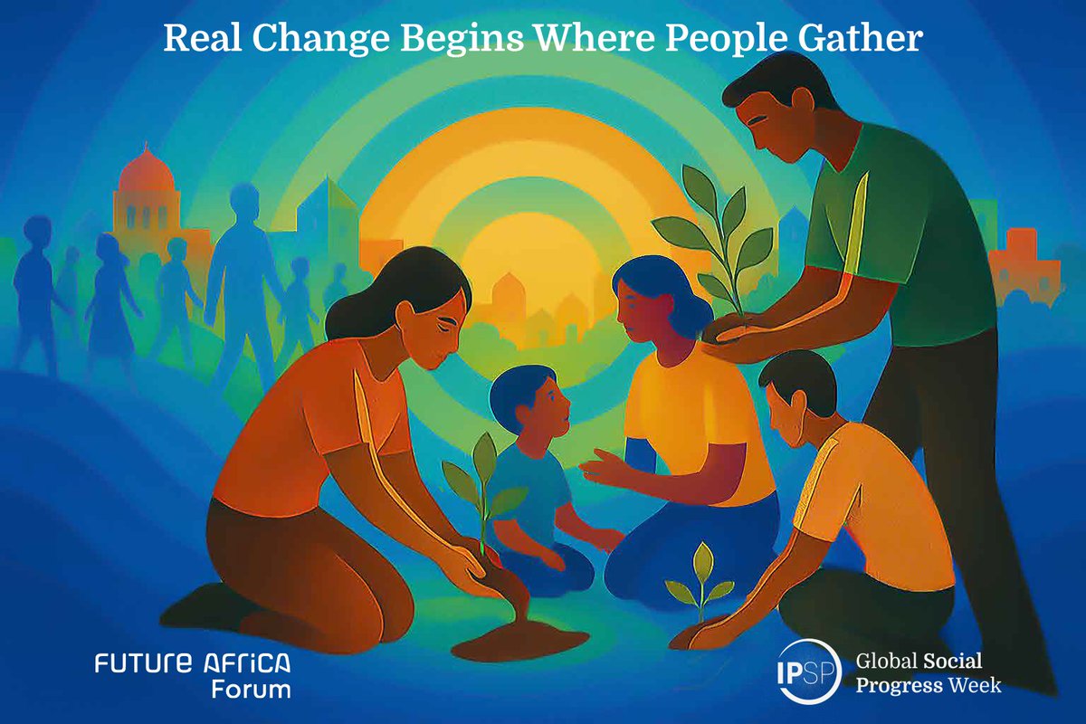 FutureAfriForum's tweet image. Change doesn’t start in boardrooms. It starts in communities, where people live, lead, and collaborate.
From women-led cooperatives to youth innovation hubs, local action drives global progress.
#SocialProgressWeek #IPSP #CommunityLedDevelopment #Inclusion #AfricaEngages