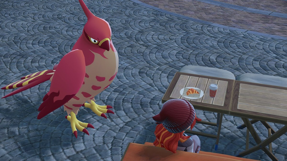 Ich glaub der möchte mein 🥐 xD 
Wie findet ihr das Spiel bis jetzt? Ich muss sagen ich liebe es dennoch von der Mechanik ect. 
Es macht wirklich Spaß wieder in Illumina rumzusausen. 

Dennoch hoffe ich irgendwann ganz Kalos wiederzusehen 🥰