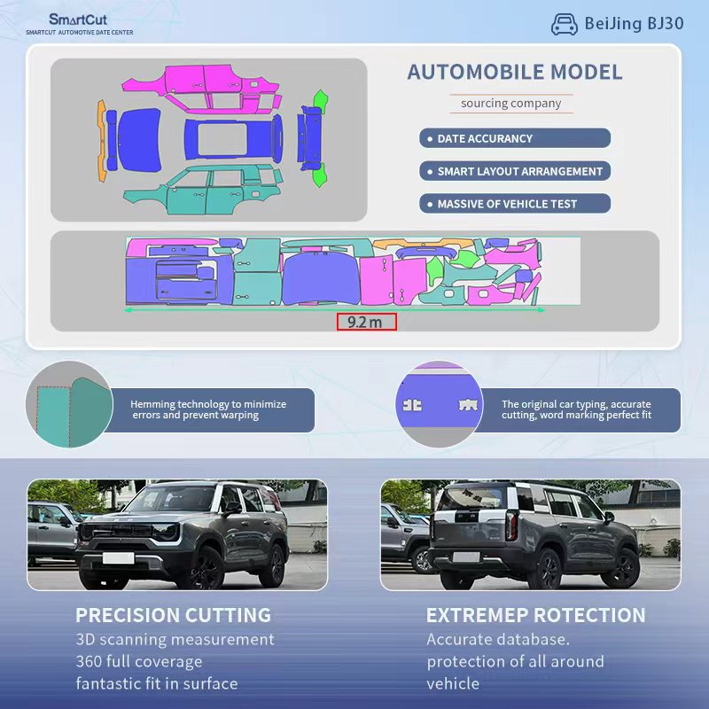 SmartCut_PPFcut's tweet image. Car wrap data: ‌Beijing 2026 BJ30; Beijing 2026 BJ40
The data are in✨SmartCut software 
⭐Accurate; Update timely; Wide&amp;amp;complete data; Easy-to-operate; 

5-day free trial! ♥️
httpwww.smt-precut.com
jindangxue@gmail.com
Whats 86150 3644 0152
#carwrap #plotter #cutter