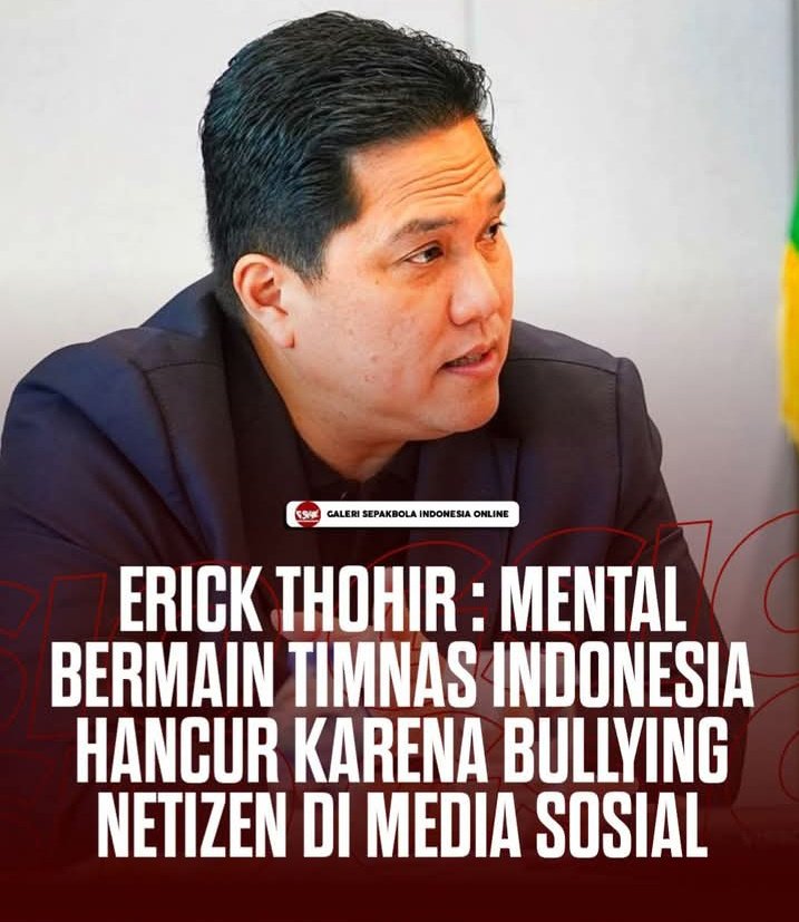 Bacot, PSSI hancur gara gara keegoisanmu rik.. 👊👊
<a href="/erickthohir/">Erick Thohir</a>