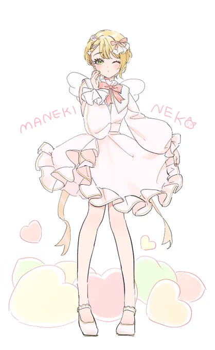 細かいデザインはまだわからないけど可愛いね…こういうフレちゃん珍しいね… #宮本フレデリカ