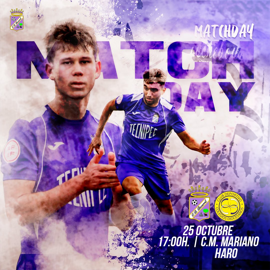 ⚽️ ¡¡HOY JUGAMOS!!

🕔17:00h.
🏟 Mariano Haro
🆚 CD.Colegio Diocesanos

🎟️ Entrada:10€
🆓 Socios gratis 

#rugeBecerril