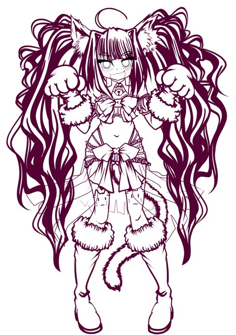 ハロウィンネココスフィリアちゃそwip 痴女魔女アルムの性〇隷() #フィリアちゃそ #オリキャラは性癖の見本市