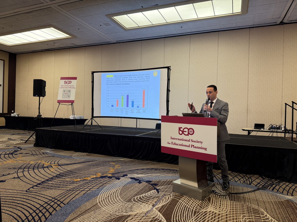 SaeedAlshamy's tweet photo. Honored to present at #ISEP 2025 in Buffalo, NY, US (Oct 14–17-2025).
 📄 Digital Awareness of GenAI and Deepfake Technologies: Balancing Innovation and Ethical Challenges in a VUCA World
 🔗Program: https://t.co/q1M3hsZBFx
@sultanqaboosuni @ISEP_Planning https://t.co/MHR7hB1hmi