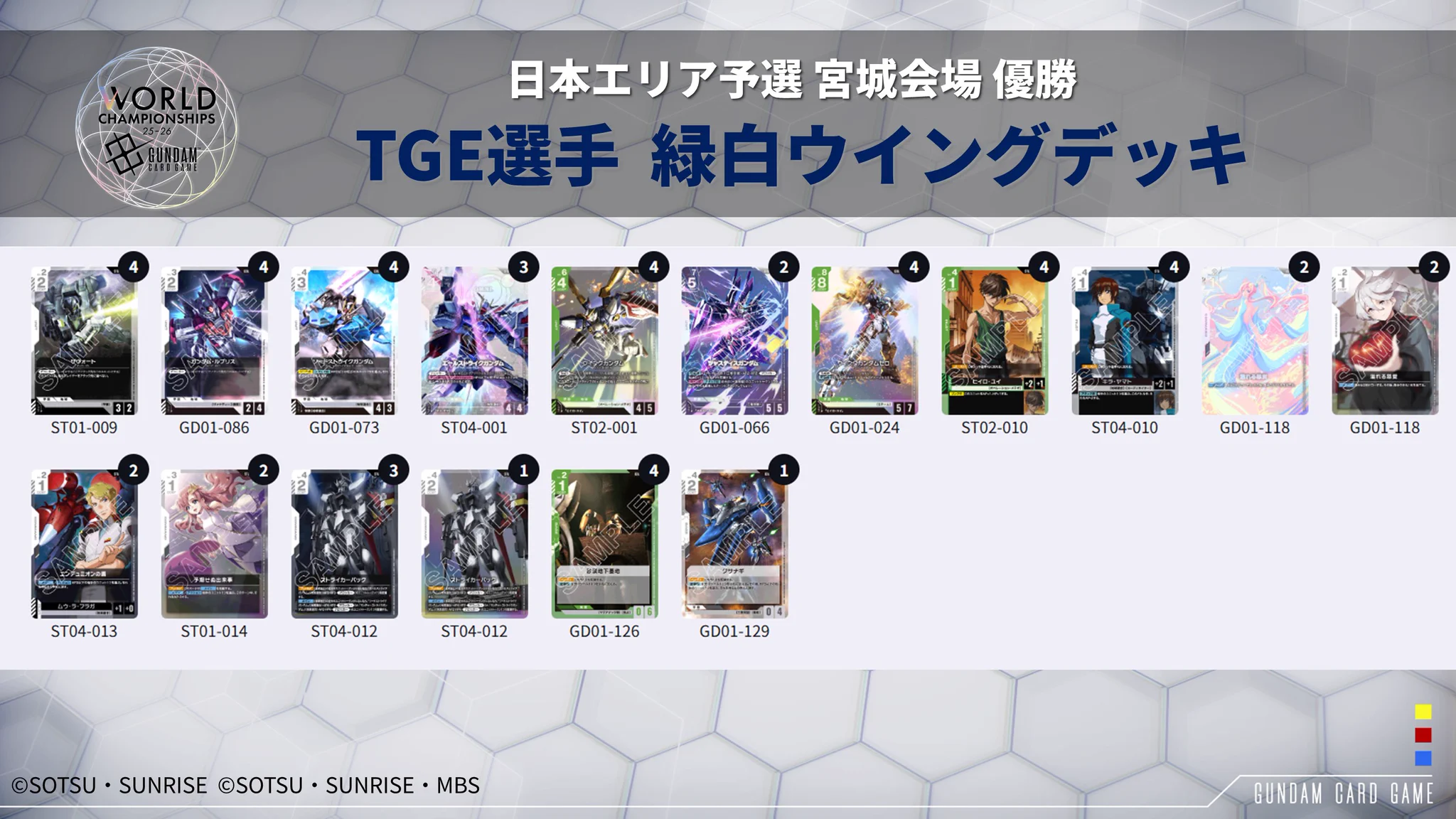 公式】ガンダムカードゲーム on X: 