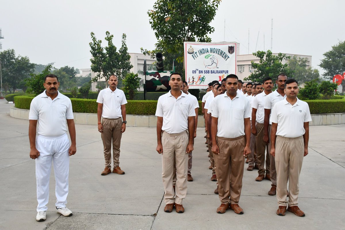 9BnSSB_INDIA's tweet photo. स्वस्थ शरीर, सशक्त राष्ट्र — फिट इंडिया फ्रीडम रन में प्रतिदिन जोश और उत्साह के साथ भागीदारी।”
#SSB #StrongAndTrue #ProudMoment #fitindia
@SSB_INDIA @ssbftrlucknow @ssbshqgkp https://t.co/mnptNYvs2v