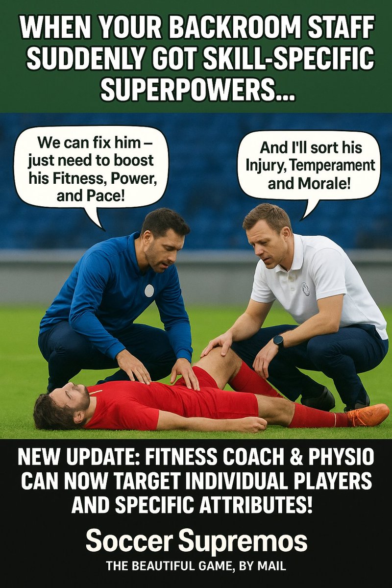 SoccerSupremos's tweet image. soccersupremos.com/club-takeover/ #FootballStrategyGame #SoccerSupremos #PBM #PlayByMail #FootballManager #SummitSoccer #UltimateEurope