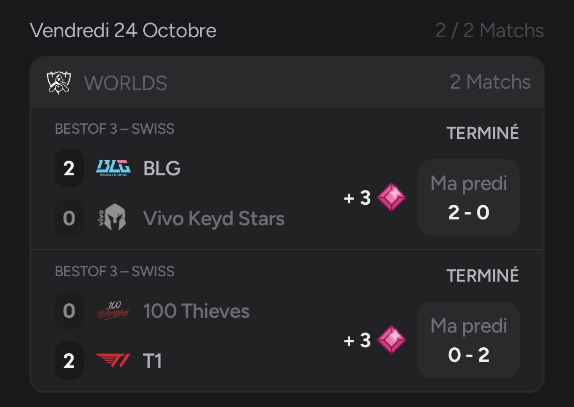 ImJustLucas_'s tweet photo. LE 0.2.0 DE @Predi_GG EST ENFIN LA

- Connexion google &amp; Apple
- Ranking intégré dans l'app
- Topaze pour représenter les points
- Fix du bugs &amp; improvements du keyboard

Trop content d'enfin la sortir, dites nous ce que vous en pensez et faite nous vos retours ! #BuildInPublic https://t.co/qjnL4ozt5R