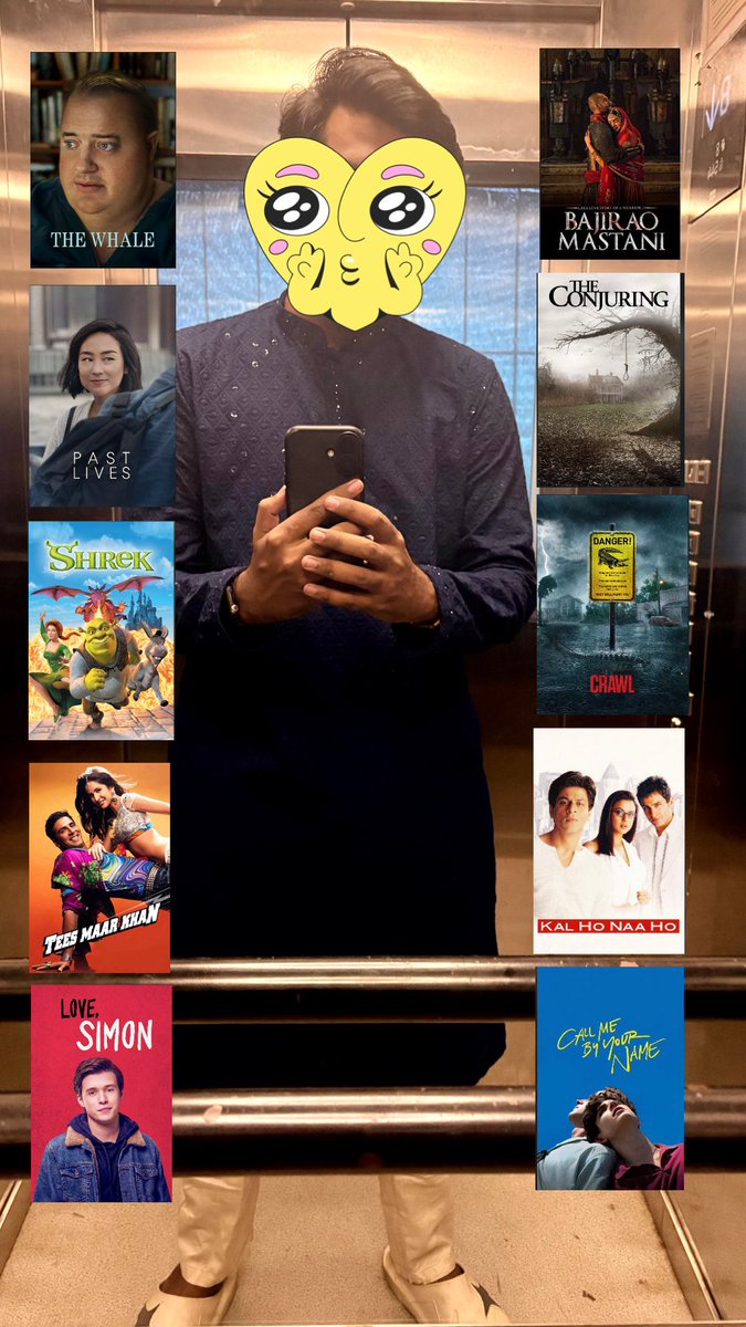 anmay_singh's tweet image. Ten movies to know me