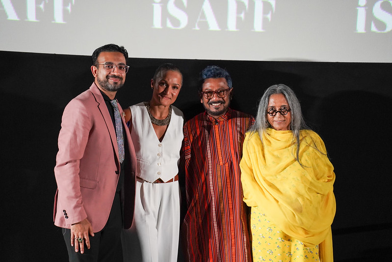 IamOnir's tweet photo. The screening of #WeAreFaheemAndKarun at @isaffcanada was special also because the fantastic film maker/ Friend/supporter #DeepaMehta was there at the screening. Her with Festival Producer @mannusandhu0 and Festival artistic director @PulkitDatta and actor @SandyDosanjh https://t.co/MpQ9OKqzWk