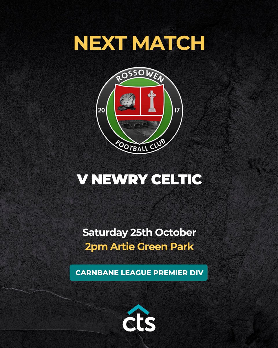 ➡️ Back in league action today in Newry ⚽️⚫️⚽️⚫️