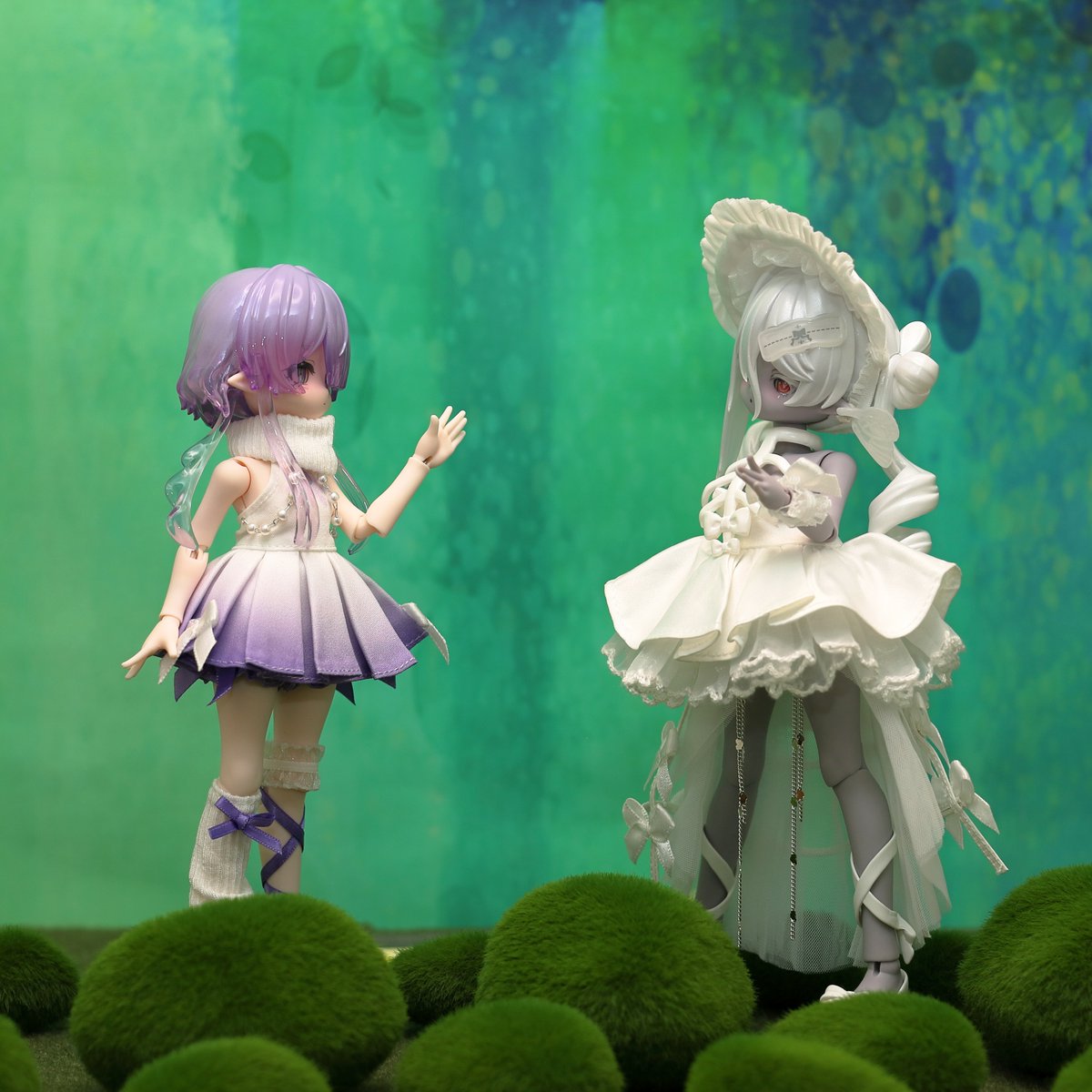 大きなBOOK型メルスリーBOX♥ビスクドールリースナドナド♥すずらん 紫陽花♡ 大きなBOOK型メルスリーBOX♥ビスクドールリースナドナド