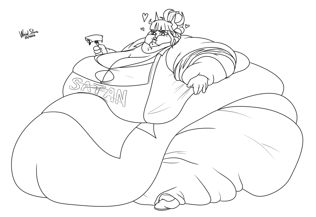 Inktober 25: Inferno
Lucifer from Helltaker
When your pancake are so good that even the Devil submit...