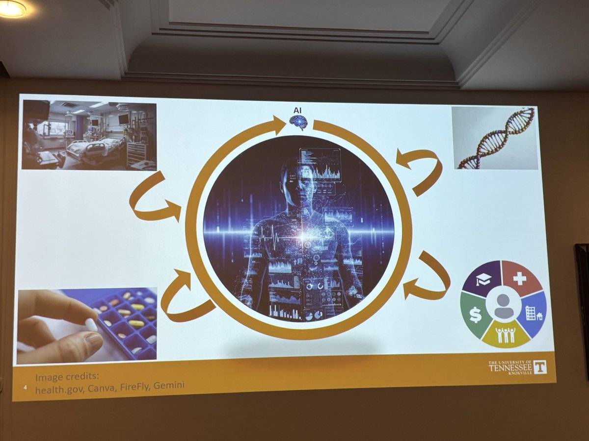 TreeHealthDoc's tweet image. Dr. Anahita Khojandi from @UTKnoxville delivered a fantastic keynote address in 🇹🇷focusing on human-centered precision health. She bridged #engineering &amp;amp; #medicine, showing how #AI, sensors &amp;amp; human-AI teams can transform patient care &amp;amp; #healthcare.