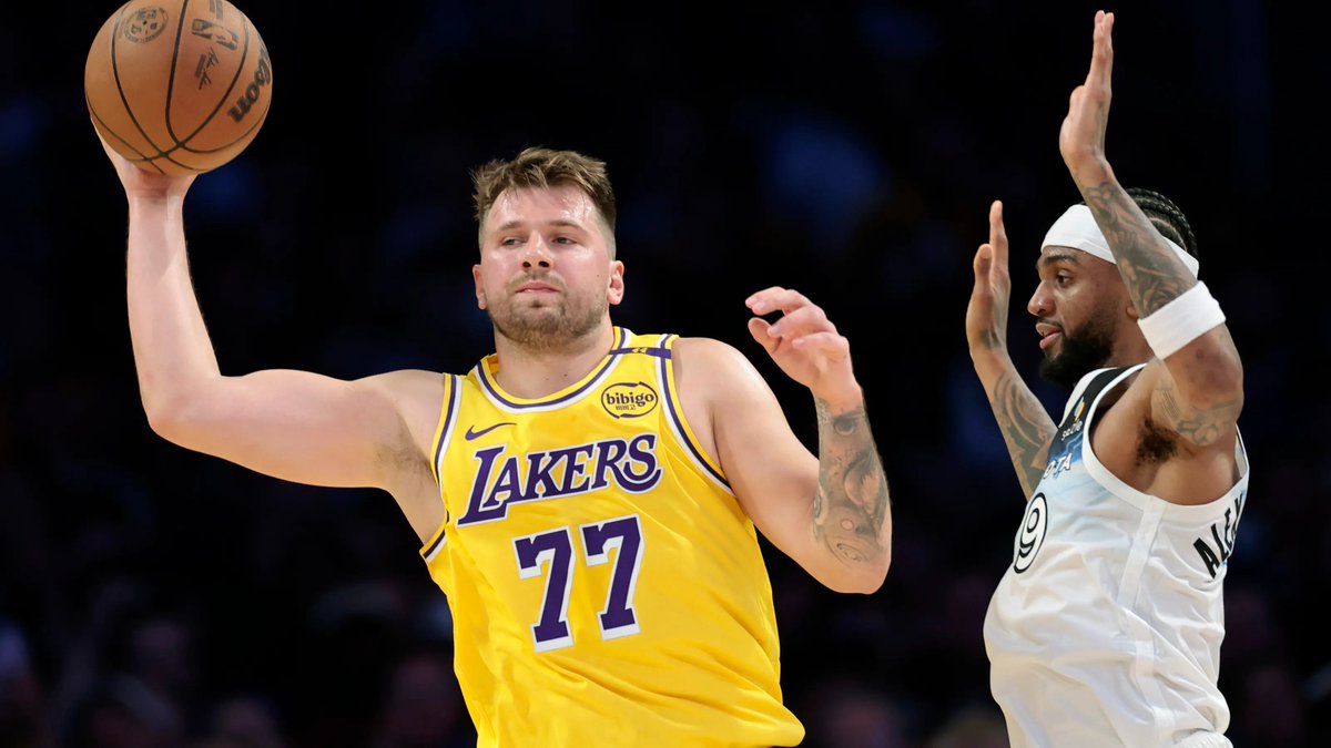 Most points in first 30 games as a Laker

Shaquille O'Neal: 782
Anthony Davis: 824
LeBron James: 831
George Mikan: 845
Kareem Abdul-Jabbar: 865
LUKA DONCIC: 881

Lakers records are hard to beat, but here we are.