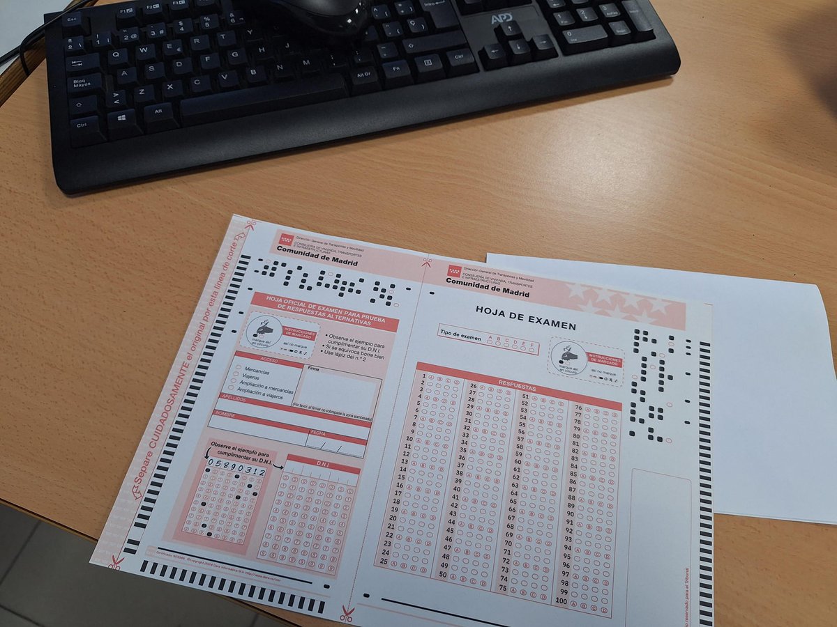 🚗 Prueba para conductores #VTC en el <a href="/CifpPRV/">CIFP Profesor Raúl Vázquez</a>
Hoy  hemos acogido la prueba organizada por la Consejería de Transportes para la obtención de la acreditación de conductores VTC.
🧾 Un total de 210 aspirantes presentados
#FormaciónProfesional #Transporte #VTC #Madrid