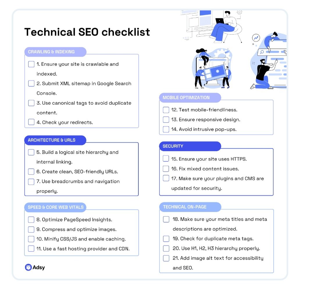 Salauddin_SEO's tweet image. ⚡Boost site speed, fix broken links 🔗, duplicate content 📄, meta tags 🏷️, mobile 📱, images 🖼️, SSL 🔒 & schema 📊. Rank higher! #SEO #TechSEO #WebOptimization