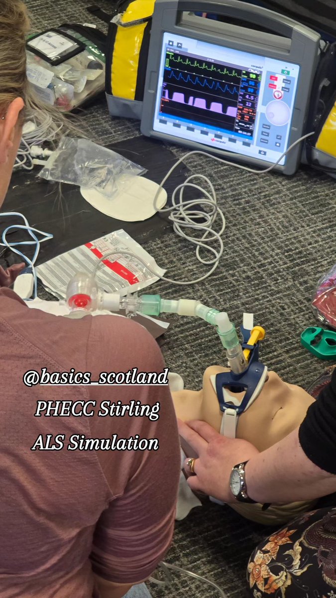 Volteral's tweet photo. Second day of facilitated @BASICSScotland #PHEC Course Stirling #clinicalskills #als #prehospital care #Scotland 🏴 the pulse is strong with these candidates ❤️ https://t.co/DtmxSztftT