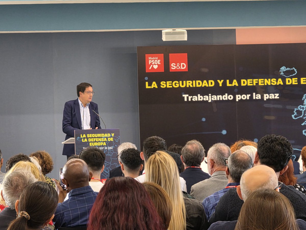 Moggio3's tweet image. @psoe_m La paz no es la ausencia de guerra, sino la presencia de justicia y respeto. Trabajemos juntos por un futuro sin muros, solo puentes en Europa y el mundo. #PazMundial #ConstruyendoPaz
S&amp;amp;D
@PsoeMadrid