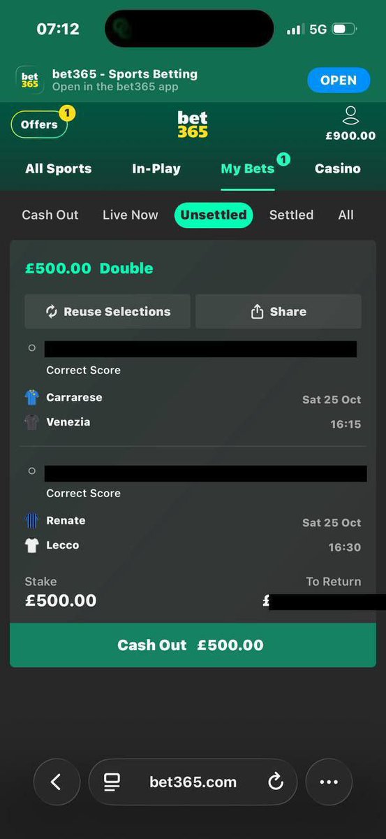 🔥 Today’s ғ.ᴀᴍᴀɢᴇʀCorrect Score VIP Double 🔥
⚽  🇮🇹 ᴄᴀʀʀᴀʀᴇsᴇ ᴠ ᴠᴇɴᴇᴢɪᴀ
⚽    🇮🇹 ʀᴇɴᴀᴛᴇ ᴠ ʟᴇᴄᴄᴏ

Stake: £500 ✅
Kick-off: SATURDAY 25th Oct | 16:15&amp;16:30

💯 Stay tuned winnings loading… 🚀