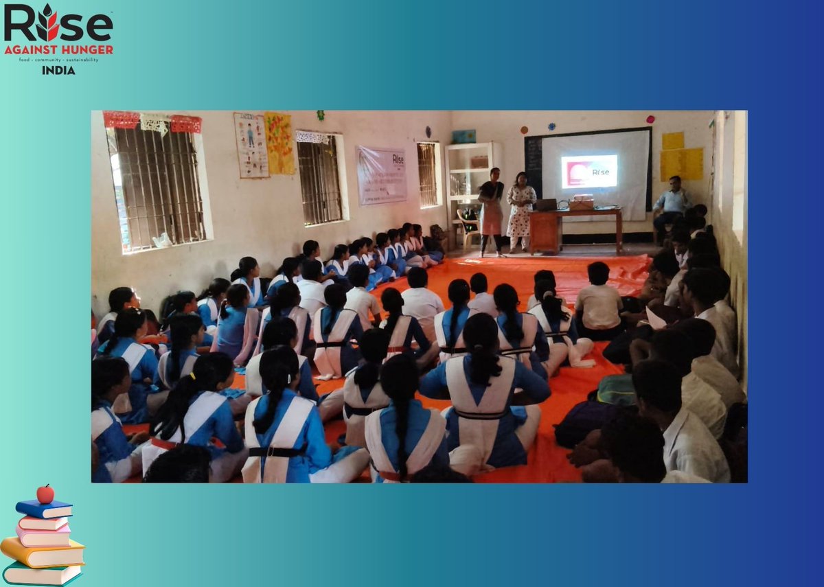 RiseIndia2030's tweet image. Students at Govt Upper Primary School VSS Nagar, Bhubaneswar explored food&apos;s journey from farm to plate. 

Fun GK quiz &amp;amp; creative drawing activities made learning inspiring.

Together we can reduce food waste and build a #hungerfree future.

#HungerActionMonth #NutritionForAll