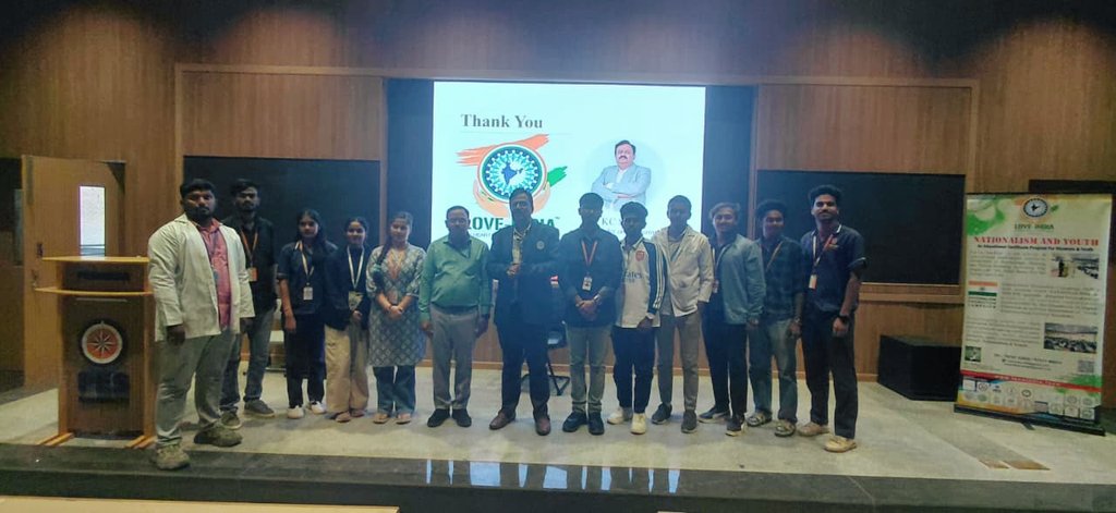 Love_India_Club's tweet photo. 🇮🇳 Nationalism Promotion Campaign (NPC) 🇮🇳
Held at PES College, Bengaluru on 22nd August 2025, the event inspired students to uphold the spirit of unity, patriotism, and responsibility toward our nation. ✨
#NationalismPromotionCampaign #LoveIndia #PESCOLLEGE #YouthForNation 🇮🇳 https://t.co/7wkyW9bKdq