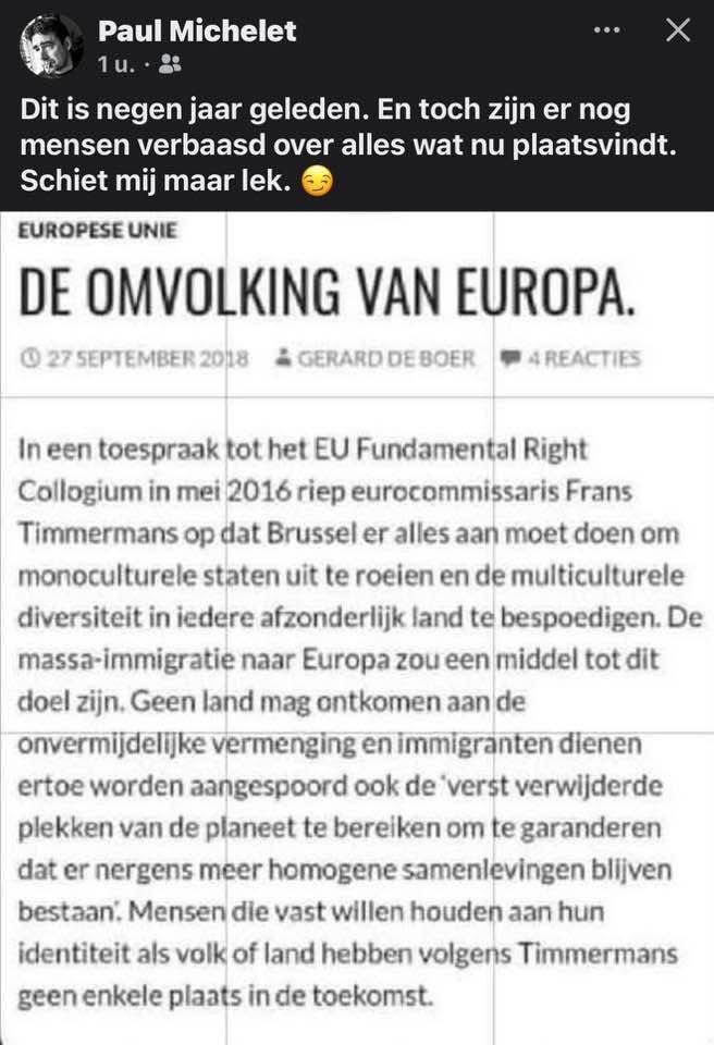 Goeiemorgen Twixxers,wij wensen jullie een mooie dag en een goed weekend 👍👊💪
Omvolking= scheldwoord,mag niet meer gezegd worden in debat zo ver gaat Piri al.