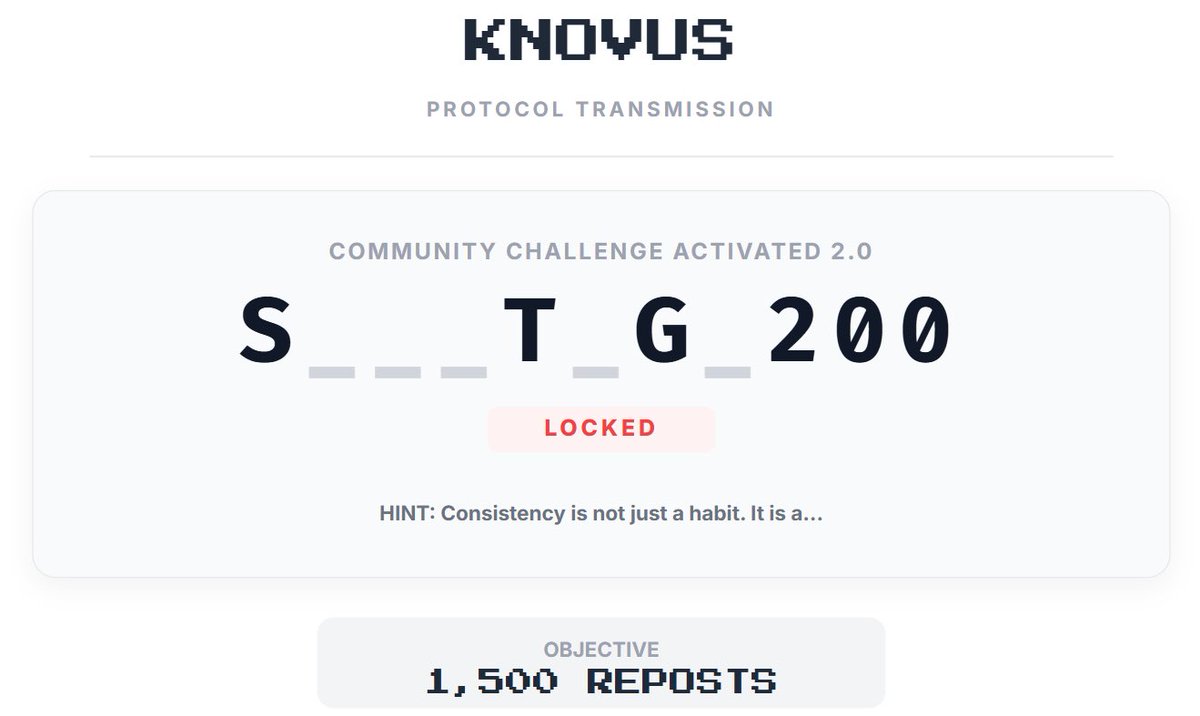 Knovus tweet media