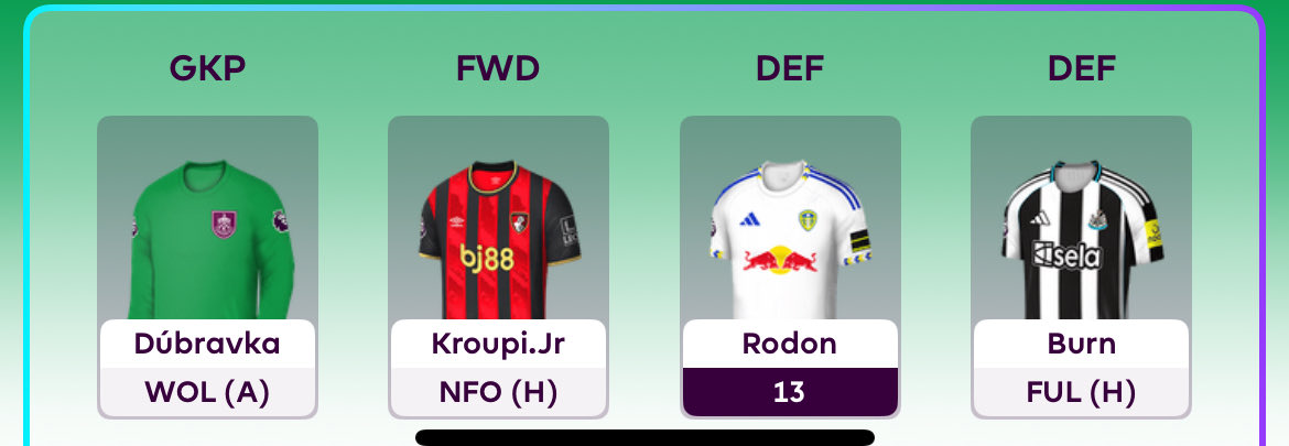Fantasy_Chunin's tweet image. The absolute dream start to BB9! 🤩

Anyone else sitting with Rodon? 

#FPL 
#GW9