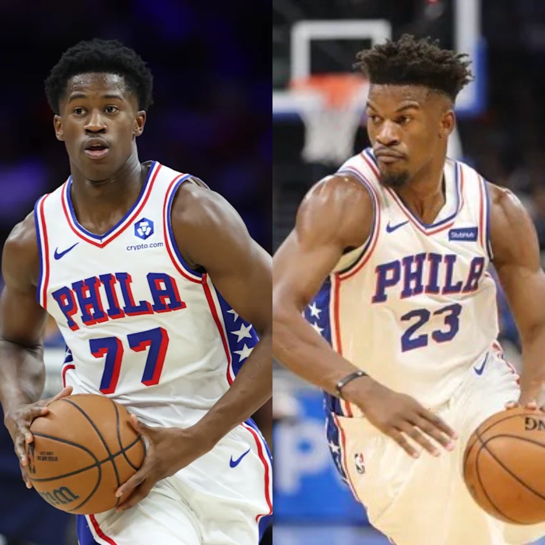 DeeNyC5's tweet photo. Edgecomb reminds me of 76ers era Jimmy Butler minus the ego. 

#76ers #Sixers #NBA https://t.co/E8yqG7jAZj